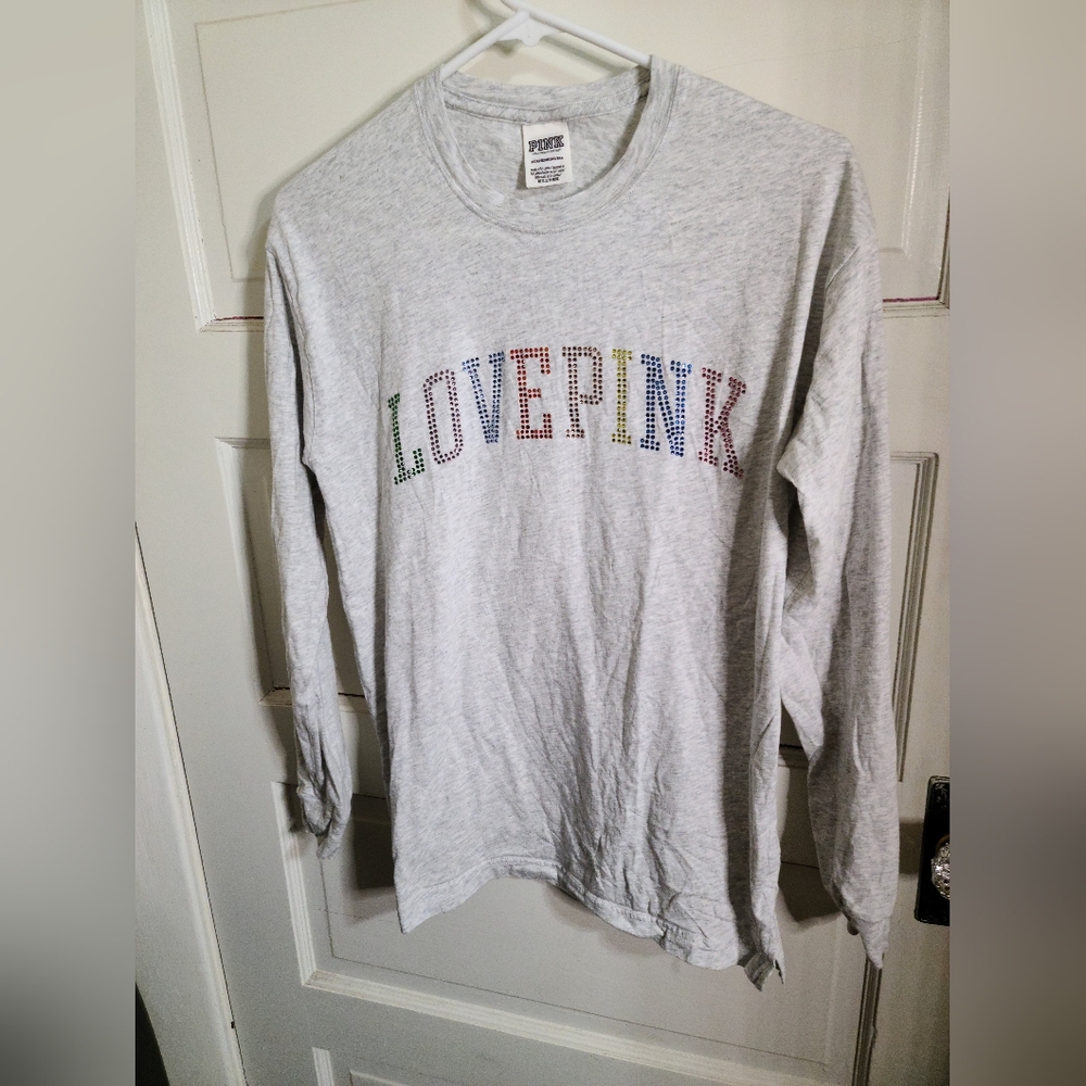 Victoria's Secret " Pink" Long Sleeve Shirt Size XS